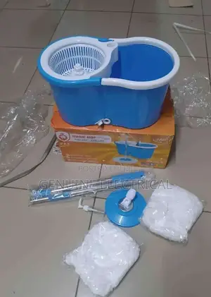 *360° Magic Spin Mop Adjustable Handle Microfiber