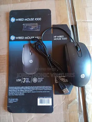 Hp USB Wired X500 Mouse