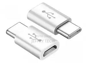 USB-C to Micro-Usb Adapter - Male to Female (White)