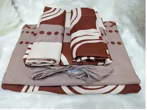 Brownish 5pc Fitted Bedsheet Set