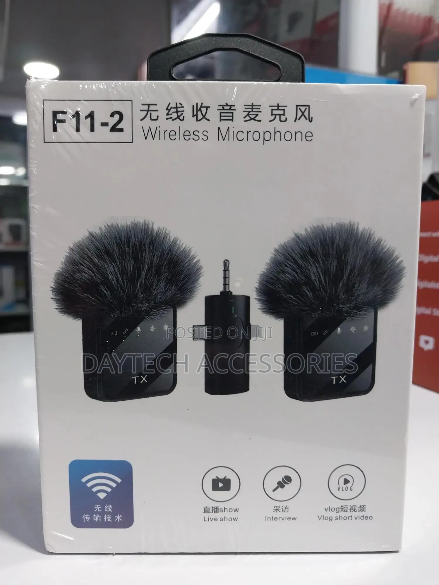 F11-2 Collar Wireless Microphone iPhone/Android Type C
