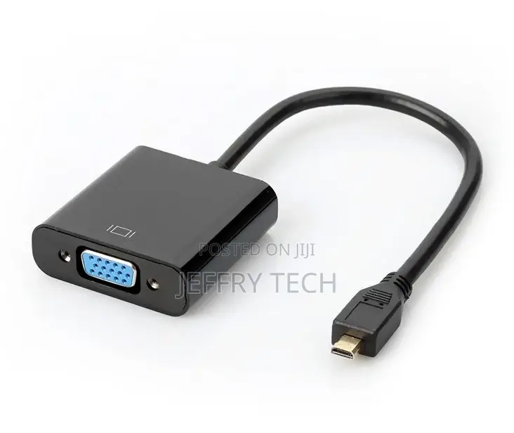 Passive Micro-Hdmi to VGA Converter Cable (HDMI Type to VGA)