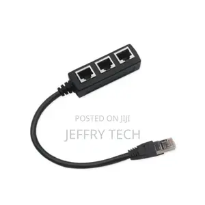 RJ45 Ethernet Network Extension 3 Way Splitter Cable (4w)