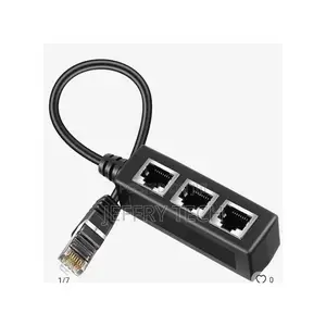 RJ45 Ethernet Network Extension 3 Way Splitter Cable (4w)
