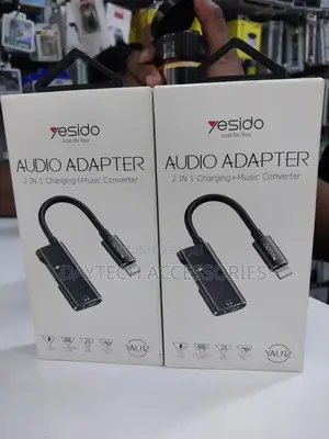 Yesido Audio Adapter 2in1 Charging+Music Converter