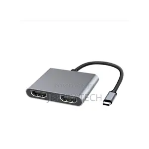 Type-C to Dual Hdmi HUB Docking Station
