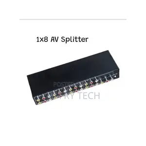 8 Port AV Audio Video Splitter