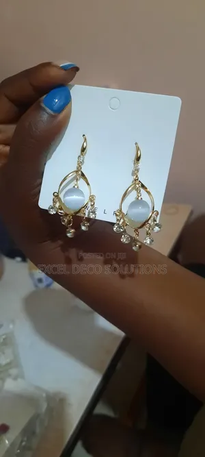 French Tassel Spiral Opal Earrings