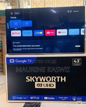 Skyworth 43 “ Google Tv Brand New
