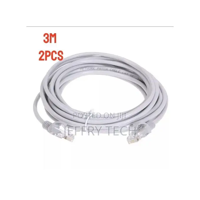 2 PIECES Cat6e RJ45 Ethernet Networking Cable 3m
