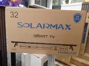 Solarmax 32 Inch Smart Android Tv Frameless With Bluetooth