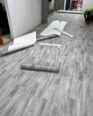 Grey Vinyl Flooring Mkeka