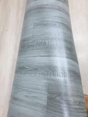 Grey Mkeka Ya Mbao Vinyl Flooring Mkeka