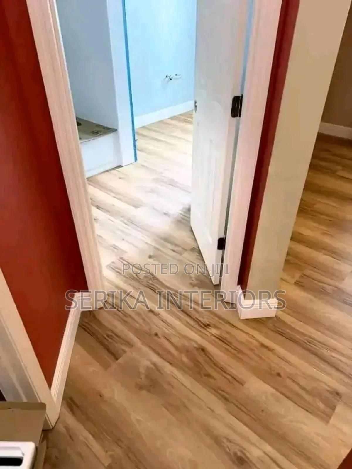 Vinyl Flooring Mkeka Ya Mbao Brown