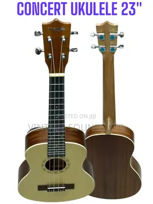 23” Acoustic Concert Ukulele Instrument ( Brown Mahogany )