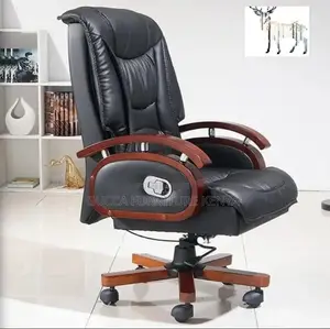 Office Chairs:PU Leather Director’S Reclining Boss Chair