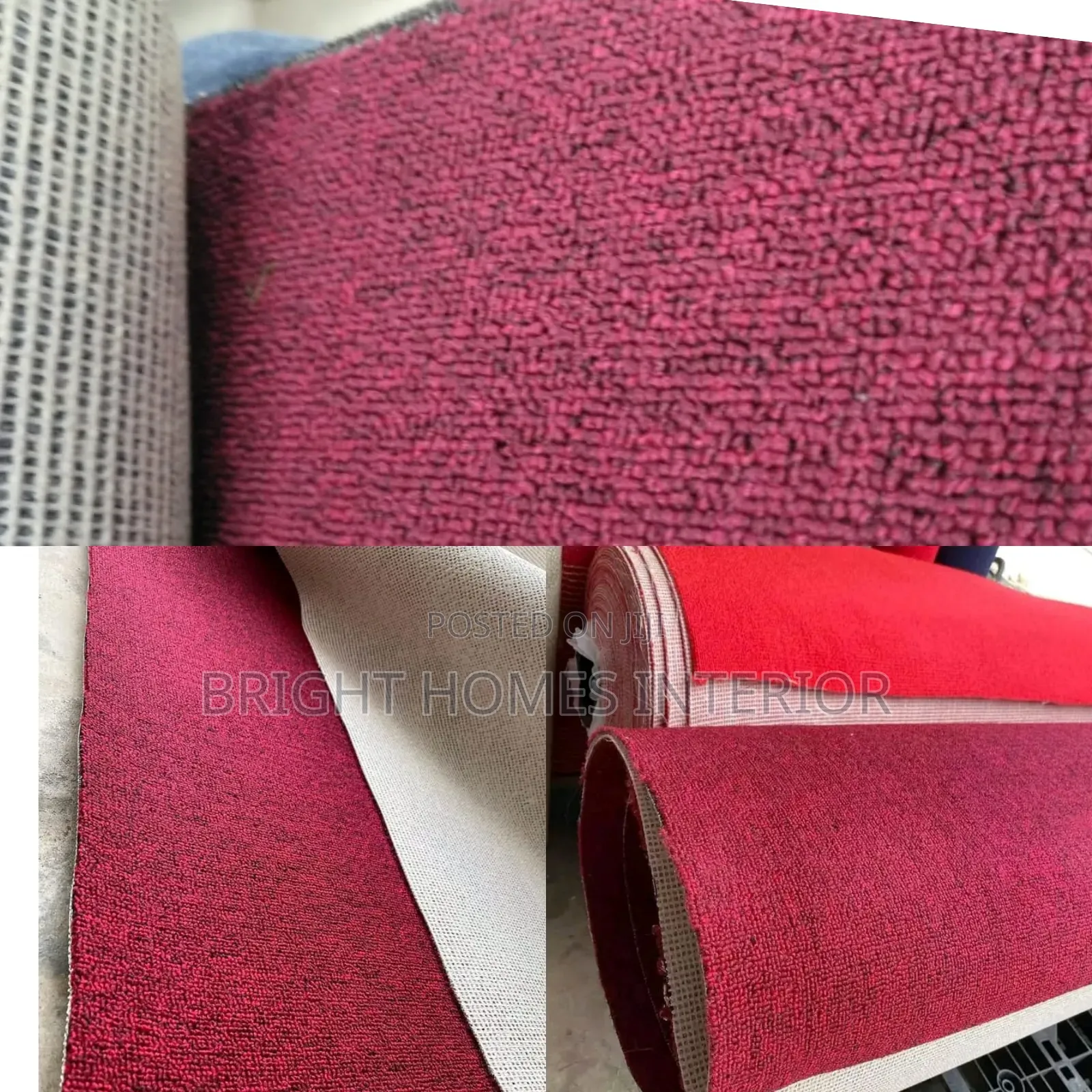 Maroon Carpet Available and in Plenty