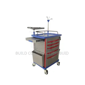 Medical Patient Emergency Trolley Set