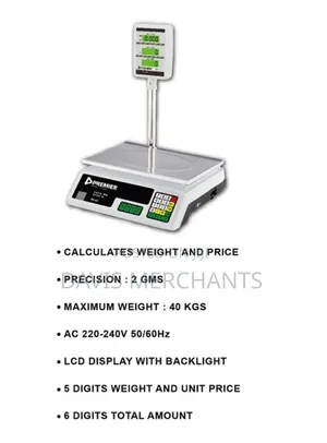 Weighing Scale_40kg With a Stand Customer Display