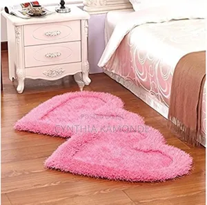 Double Heart Shaped Bedside Mats