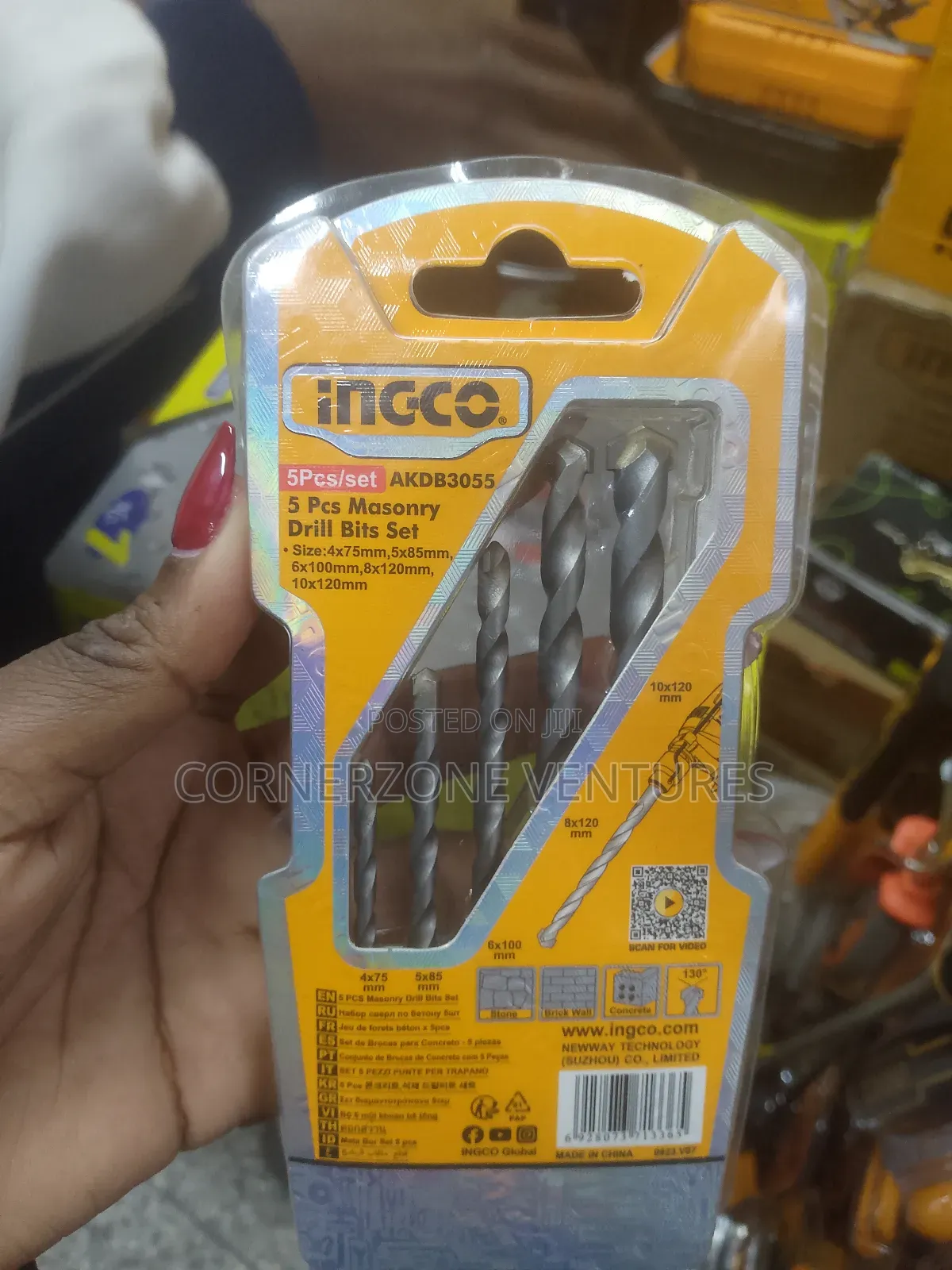 Ingco 5 PCS Masonry Drill Bits