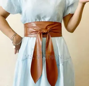 Ladies Underbust Corset PU Leather Waist Belt