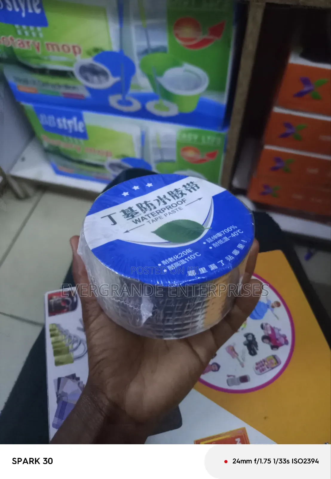 Water Proof. Tape Taste / Sealing Tape