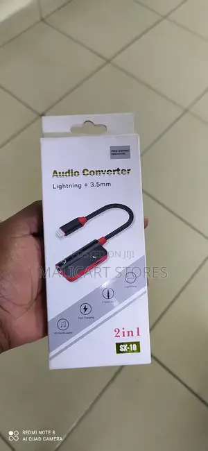 Lightning +3.5mm Audio Converter