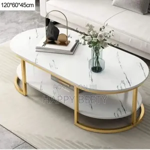 *Modern Luxury Marble Effect Coffee Table*