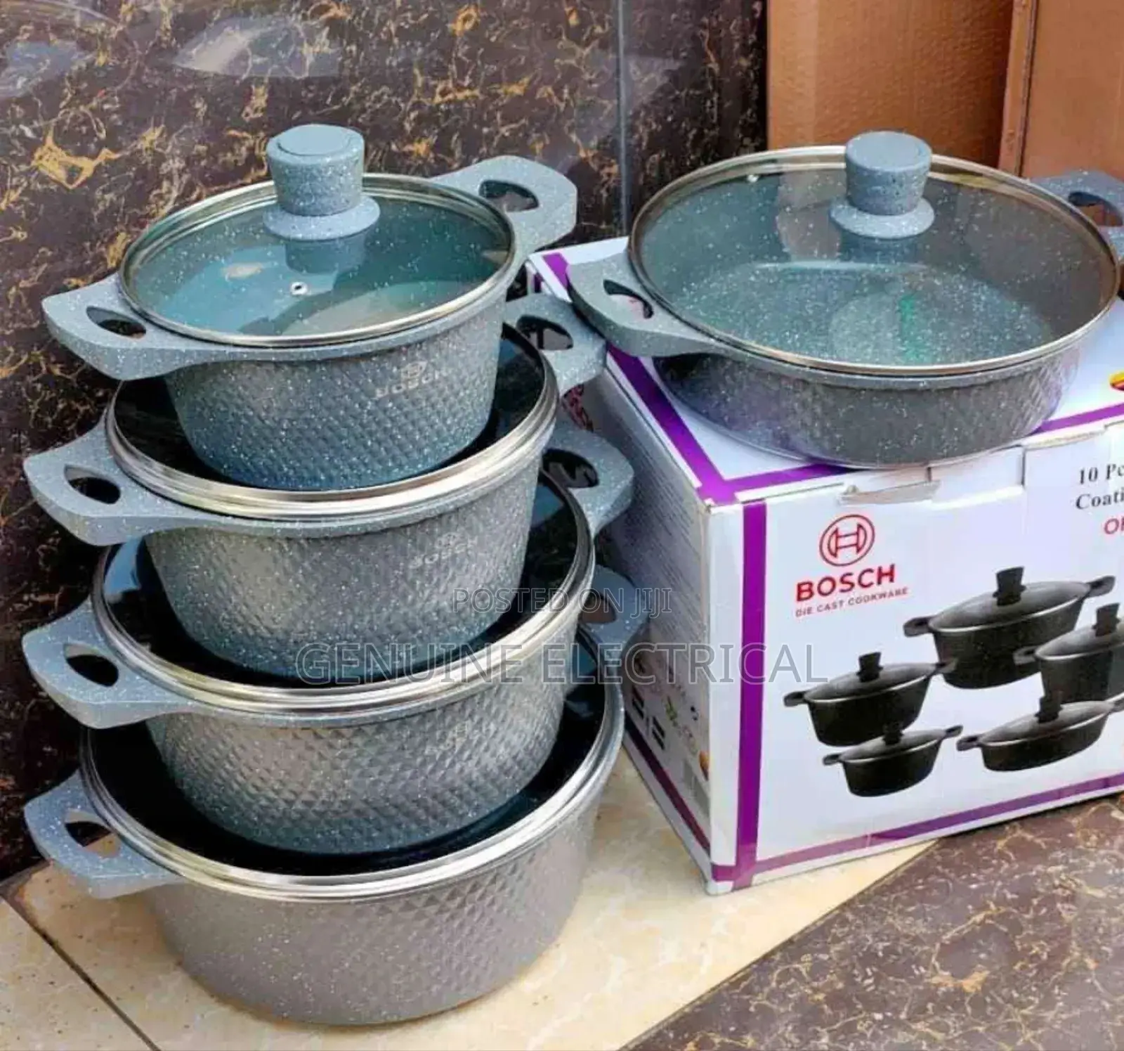 Bosch Cookware/ Granites 10pcs Bosch Cookware With Lids