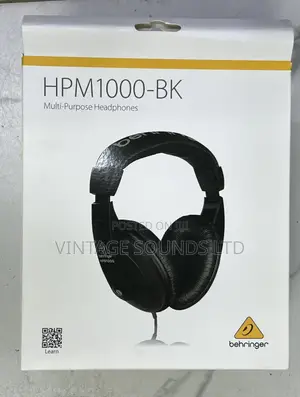 Behringer Hpm1000 High Dynamic Range Studio Headphones (Bk)
