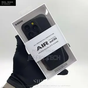 KDOO Airskin Slimmest Case for iPhone 14 Pro =Black