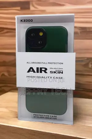 KZDOO Air Skin Case for iPhone 14 Pro Green Luxury Slim Case