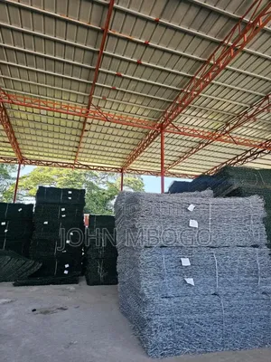 Galvanised Gabion Boxes Kenya 2mx1mx1m .