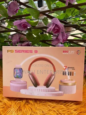 P9 Smart Watch With Headphones Gift Set