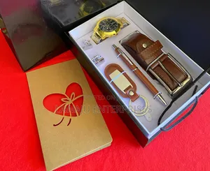 5 in 1 Men's Valentine's Gift Set With Belt