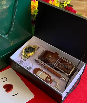 5 in 1 Men's Valentine's Gift Set With Cufflinks