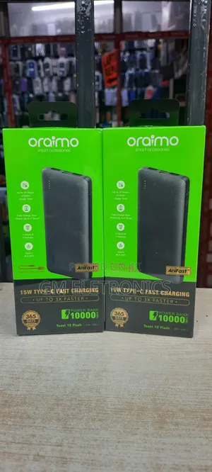 10000mah Fast Charging Power Bank 15W Type-C IN OUT