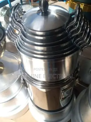 Sufuria or Stainless Aluminium Cookware Sufuria 14 Pieces