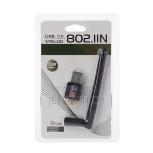 Wifi Adapter 150mbps Antenna Network Card Pc Wi-Fi Receiver