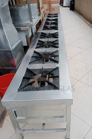 High -Tech Stainless 4 Burner Gas Cooker Available