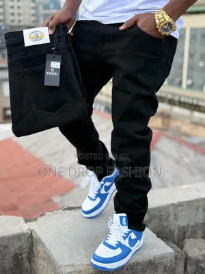 Pureblack/Grey Jeans
