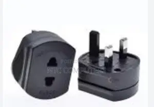 Multi Black Fused UK Adaptor