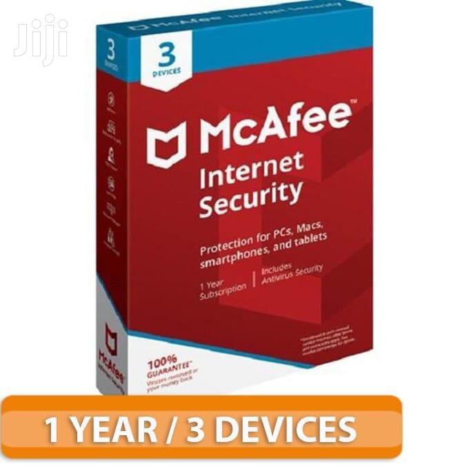 Mcafee Internet Security 3 Devices 1 Year