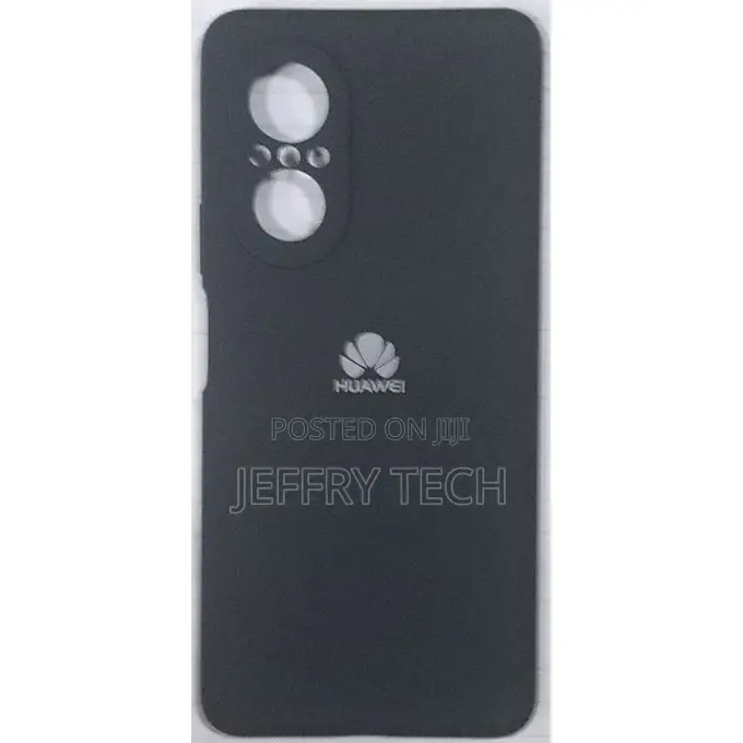 Huawei Nova9 SE Silicone Back Case-Black