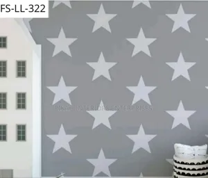Grey Wallpapers With Star Details