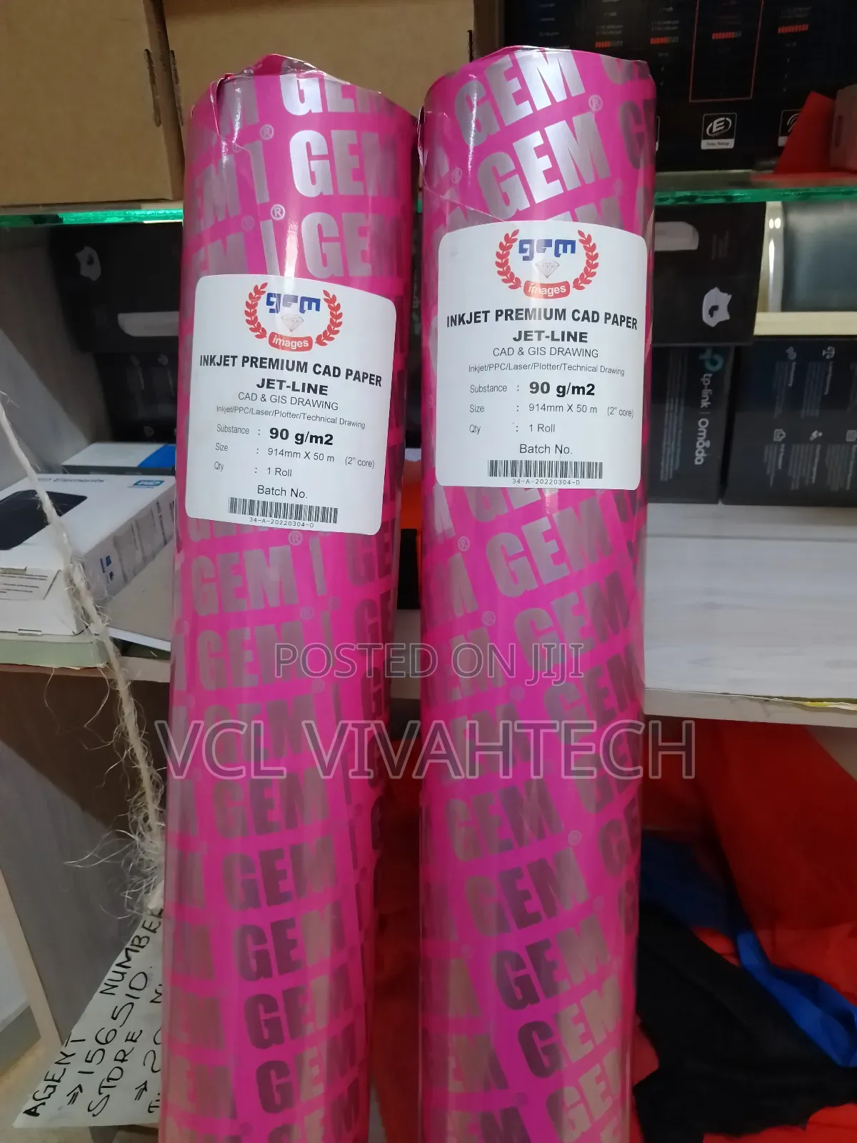 Bond Paper 914mm by 50m 2core (36inch)