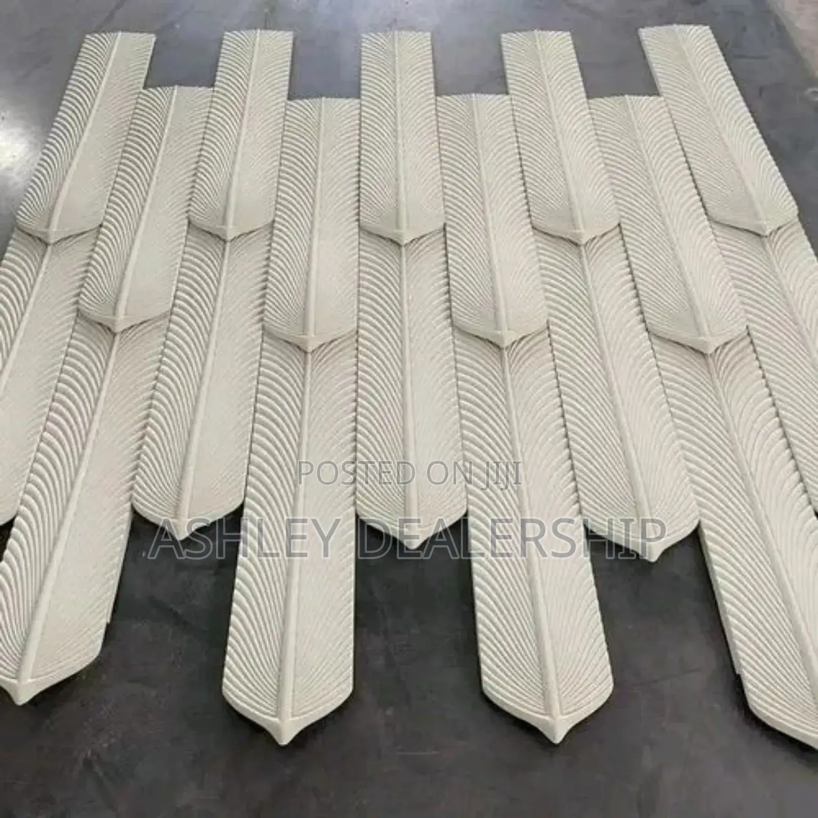 Designed PU Feather Shape Panel