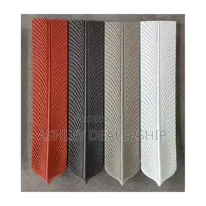New PU Feather Shape Stone Panel