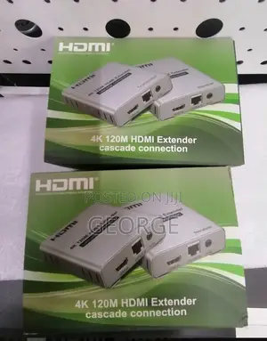 - _120M HDMI Extender Cascade Connection via Cat5e/6 CAT6